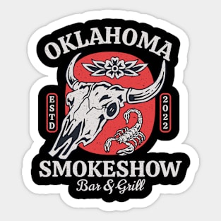 Oklahoma Smokeshow Bar & Grill Sticker